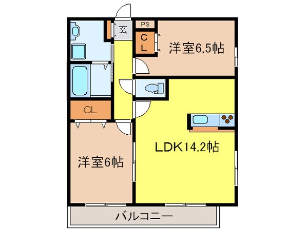 パレロイヤルの物件間取画像